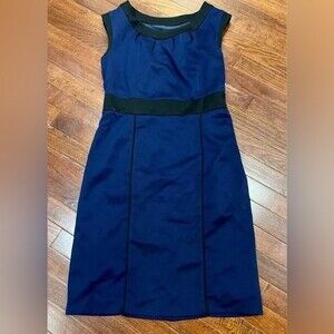 Merona navy and black sheath dress size 8
